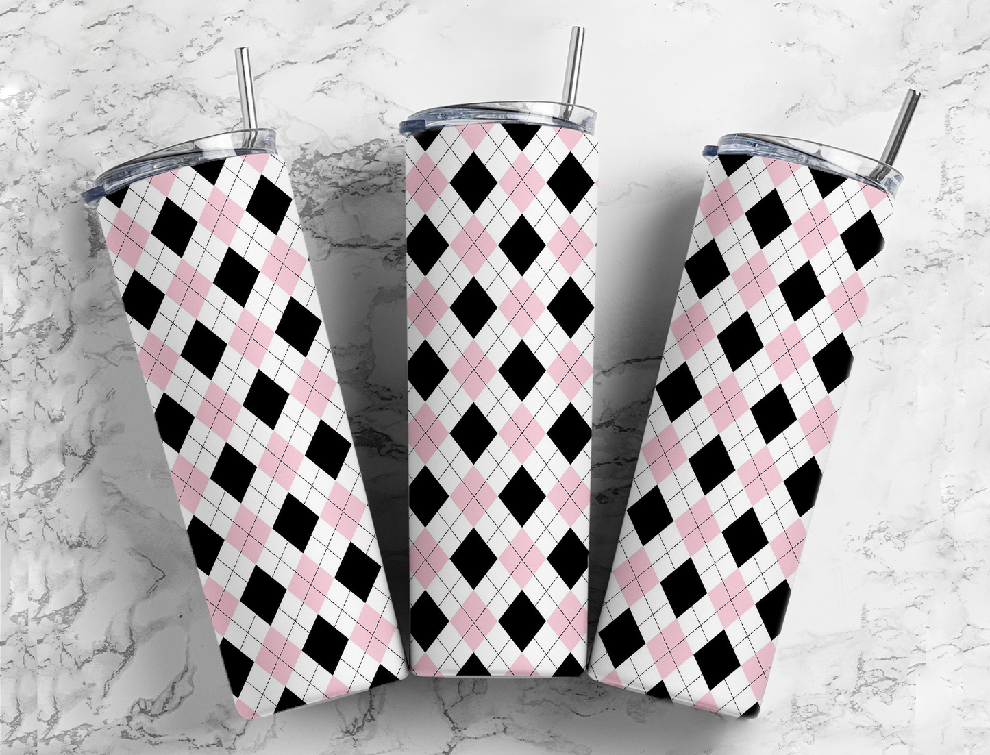 Pink Argyle