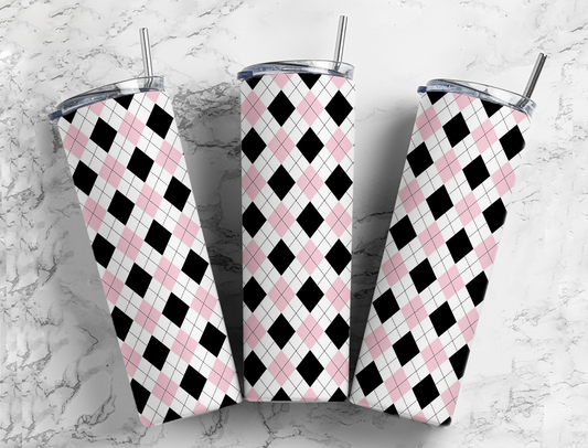 Pink Argyle