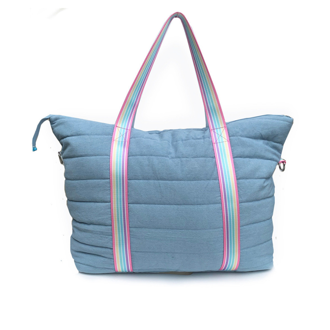 Large Weekender Puffer Tote Bag