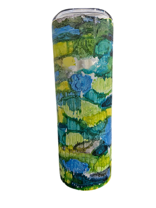 Green & Blue Tumbler